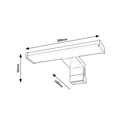 Rabalux - LED Лампа за огледало в баня LED/4W/230V IP44