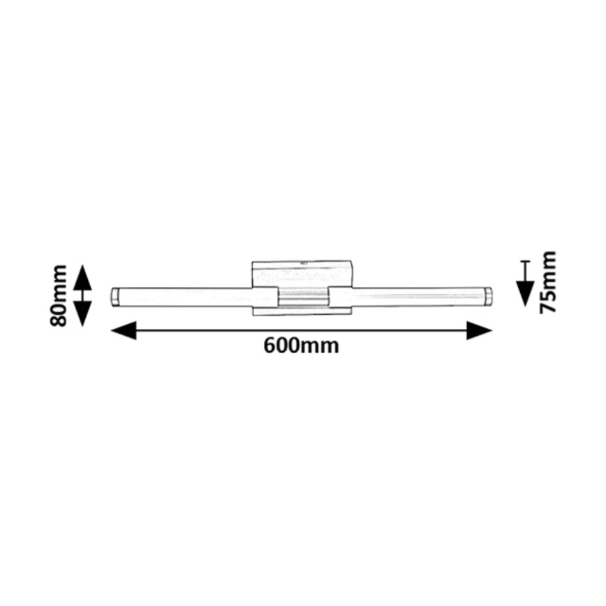 Rabalux - LED Аплик за баня LED/8W/230V 4000K IP44