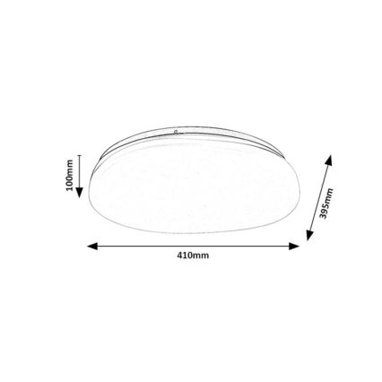 Rabalux - LED плафон за баня LED/24W/230V IP44 Ø 41 cm