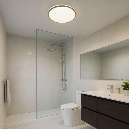 Rabalux - LED таванен осветител за баня LED/18W/230V IP44 Ø 34 см
