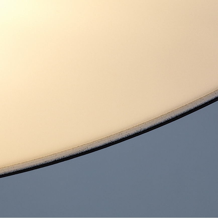 Rabalux - Външно таванно осветително тяло, 2×E27/9W/230V, диаметър 29 см, IP43, черно