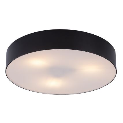 Rabalux - Външно таванно осветително тяло 3xE27/9W/230V Ø 39 cm IP43 черно