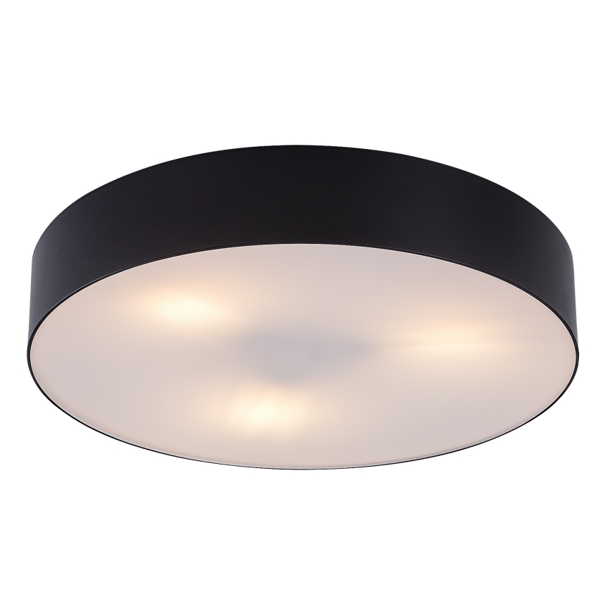 Rabalux - Външно таванно осветително тяло 3xE27/9W/230V Ø 39 cm IP43 черно