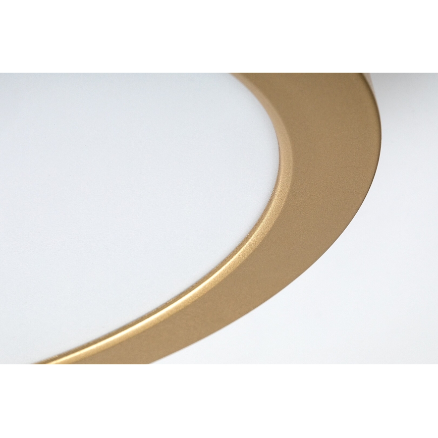 Rabalux - LED таванно осветително тяло за баня LED/24W/230V Ø 22 см IP44 златисто