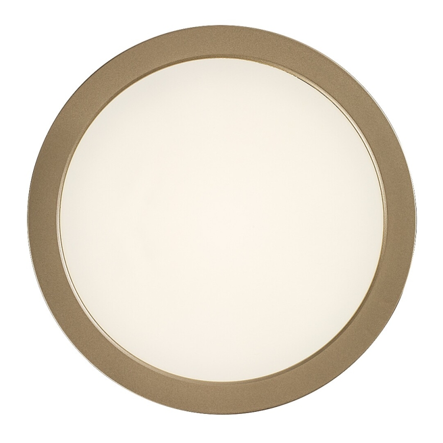 Rabalux - LED таванно осветително тяло за баня LED/24W/230V Ø 22 см IP44 златисто