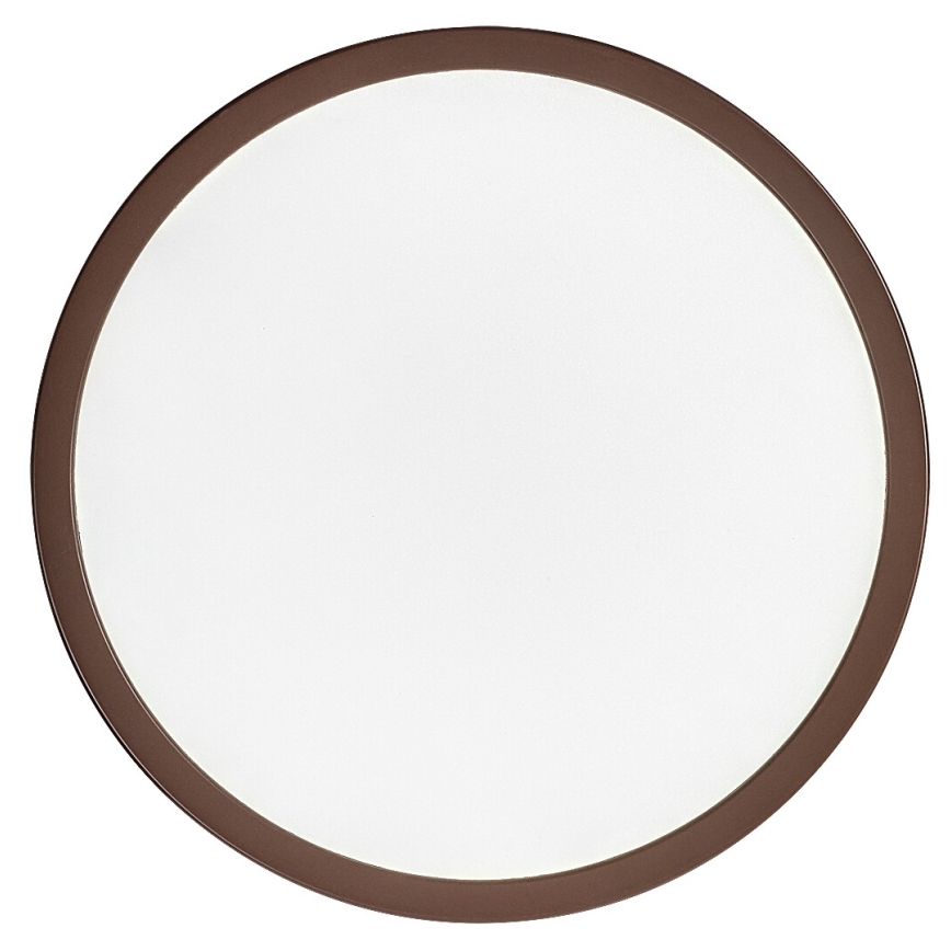 Rabalux - LED таванно осветително тяло за баня LED/18W/230V 3000/4000/6000K Ø 29 см IP44 кафяво