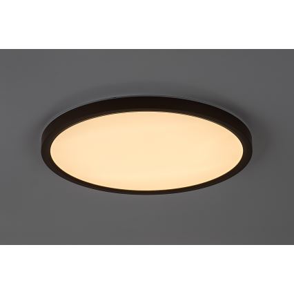 Rabalux - LED таванно осветително тяло за баня LED/24W/230V 3000/4000/6000K Ø 40 см IP44 кафяво
