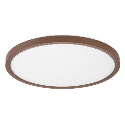 Rabalux - LED таванно осветително тяло за баня LED/24W/230V 3000/4000/6000K Ø 40 см IP44 кафяво