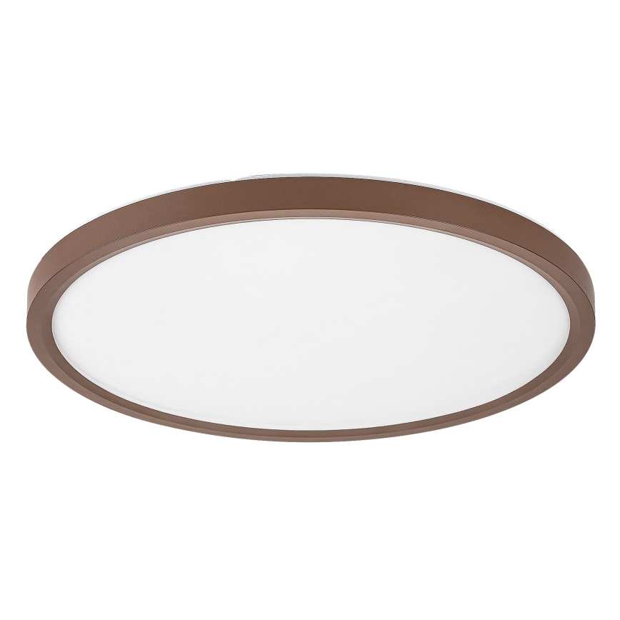 Rabalux - LED таванно осветително тяло за баня LED/24W/230V 3000/4000/6000K Ø 40 см IP44 кафяво