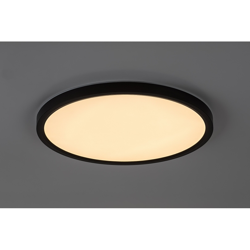 Rabalux - LED таванно осветително тяло за баня LED/24W/230V 3000/4000/6000K pr. 40 cm IP44 черно
