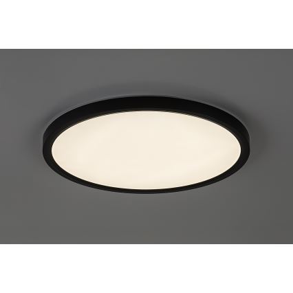 Rabalux - LED таванно осветително тяло за баня LED/24W/230V 3000/4000/6000K pr. 40 cm IP44 черно