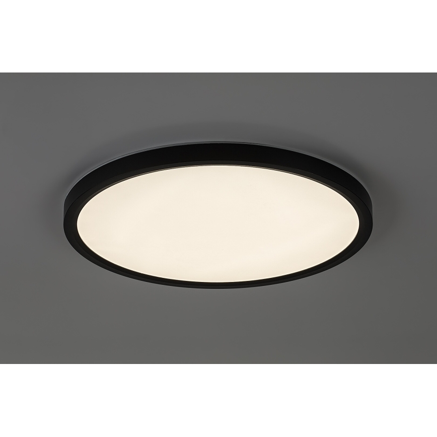 Rabalux - LED таванно осветително тяло за баня LED/24W/230V 3000/4000/6000K pr. 40 cm IP44 черно