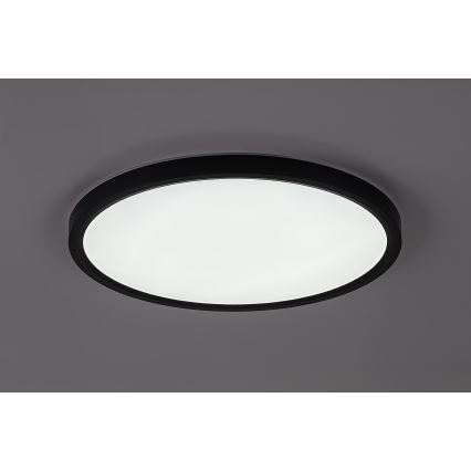 Rabalux - LED таванно осветително тяло за баня LED/24W/230V 3000/4000/6000K pr. 40 cm IP44 черно