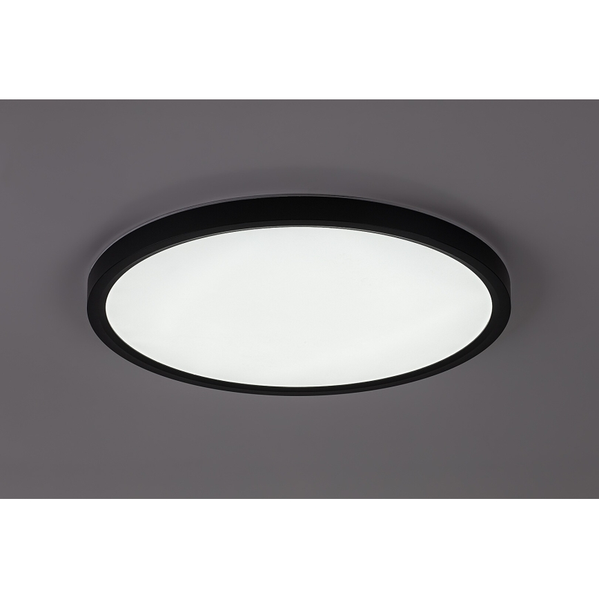 Rabalux - LED таванно осветително тяло за баня LED/24W/230V 3000/4000/6000K pr. 40 cm IP44 черно