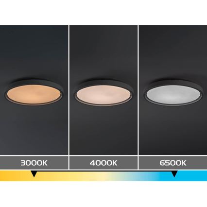 Rabalux - Димируема LED таванна лампа LED/31W/230V IP40 3000-6500K Ø 41,5 см + дистанционно управление