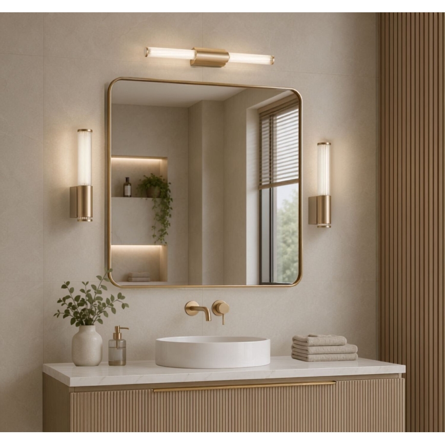 Rabalux - LED осветление за огледало за баня LED/8W/230V IP44 40 cm златно