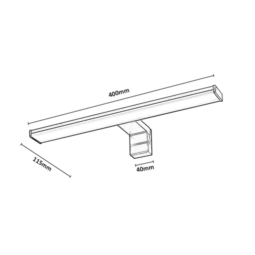 Rabalux - LED осветление за огледало за баня LED/8W/230V IP44 40 cm