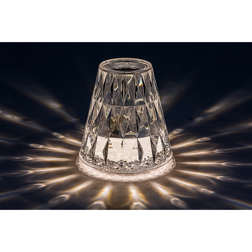 Rabalux - LED RGB Димируема акумулаторна настолна лампа LED/2W/5V 3000K