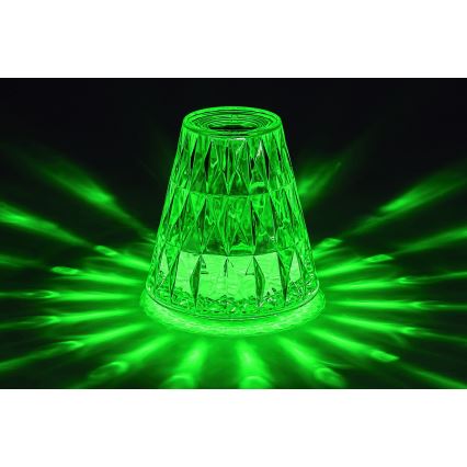 Rabalux - LED RGB Димируема акумулаторна настолна лампа LED/2W/5V 3000K