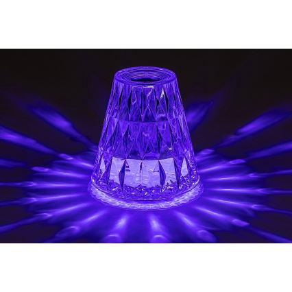 Rabalux - LED RGB Димируема акумулаторна настолна лампа LED/2W/5V 3000K