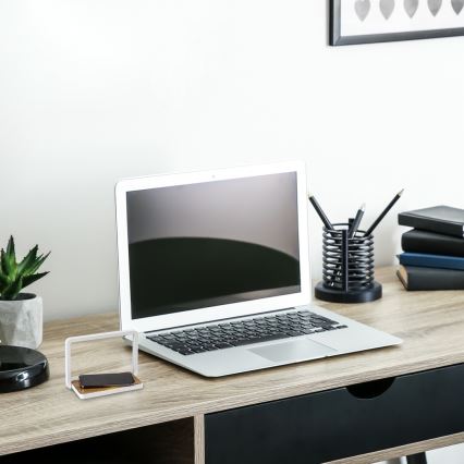 Rabalux - LED Димируема настолна лампа с безжично зарядно устройство LED/4W/5V 3000K