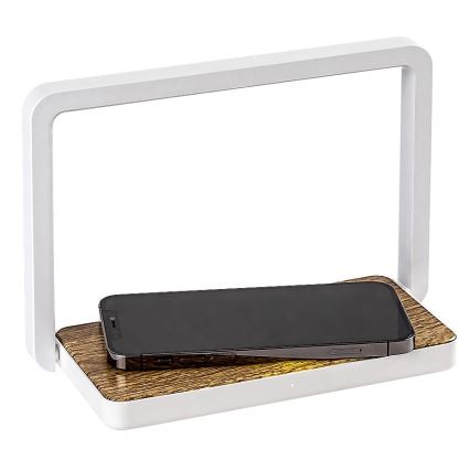 Rabalux - LED Димируема настолна лампа с безжично зарядно устройство LED/4W/5V 3000K