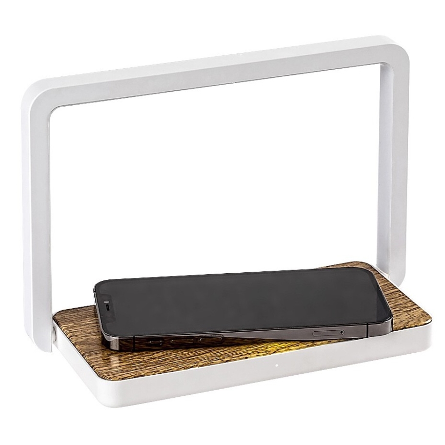 Rabalux - LED Димируема настолна лампа с безжично зарядно устройство LED/4W/5V 3000K