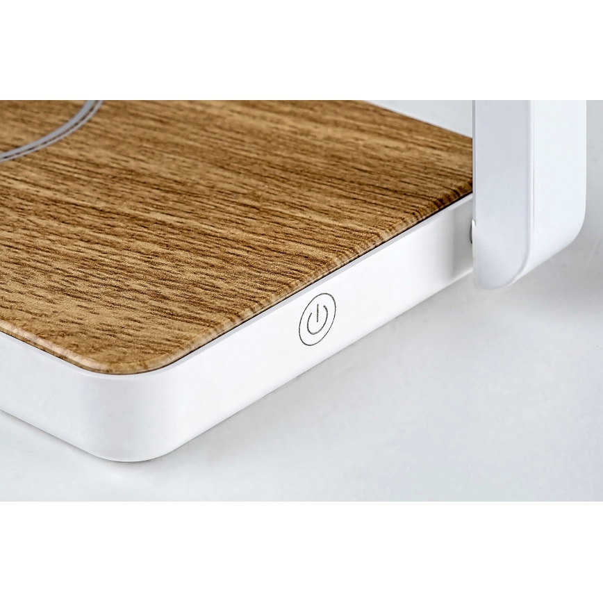 Rabalux - LED Димируема настолна лампа с безжично зарядно устройство LED/4W/5V 3000K