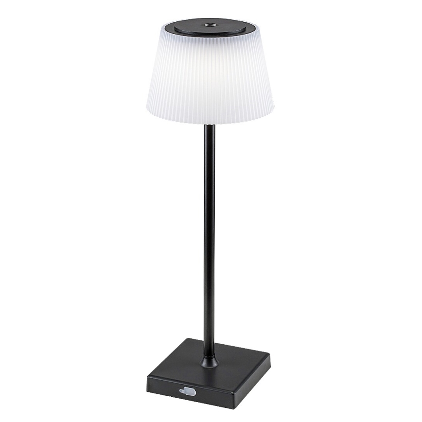 Rabalux - LED Димируема акумулаторна настолна лампа LED/4W/3,7V 1800 mAh 3000-5000K IP44 черен