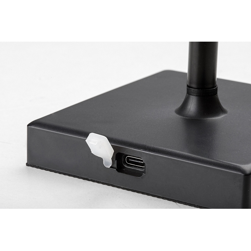 Rabalux - LED регулируема презареждаема настолна лампа LED/4W/3,7V 1800 mAh 3000-5000K IP44 черна