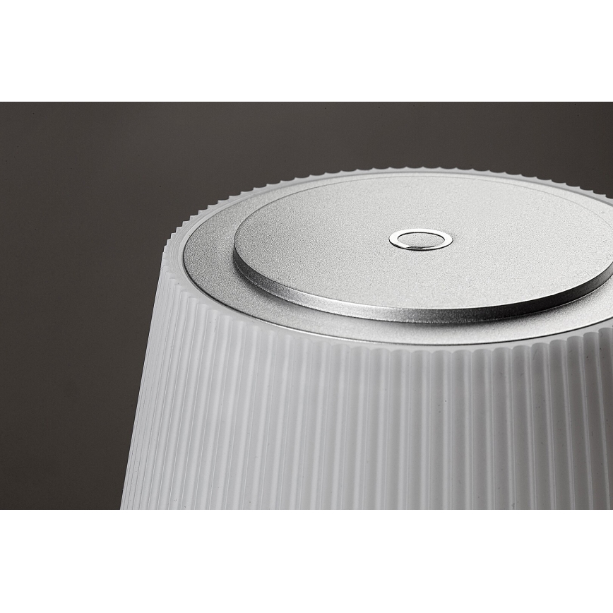 Rabalux - LED Димируема акумулаторна настолна лампа LED/4W/3,7V 1800 mAh 3000-5000K IP44 сребрист