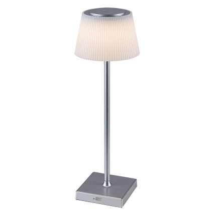 Rabalux - LED регулируема презареждаема настолна лампа LED/4W/3,7V 1800 mAh 3000-5000K IP44 сребриста