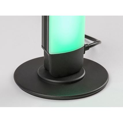 Rabalux - К-кт 2x LED RGB Димируема настолна лампа PACO LED/5W/5V + дистанционно управление