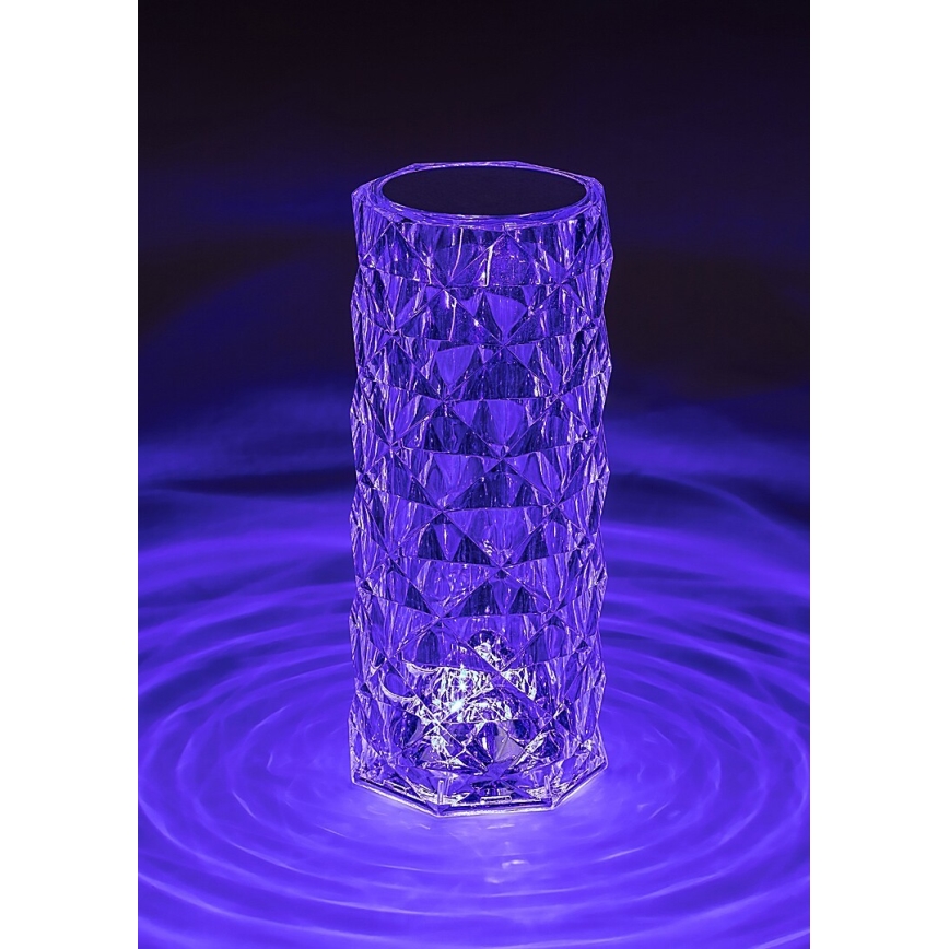 Rabalux 76015 - LED RGB Димируем маса rechargeable лампа SIGGY LED/1,5W/3,7V 800 mAh