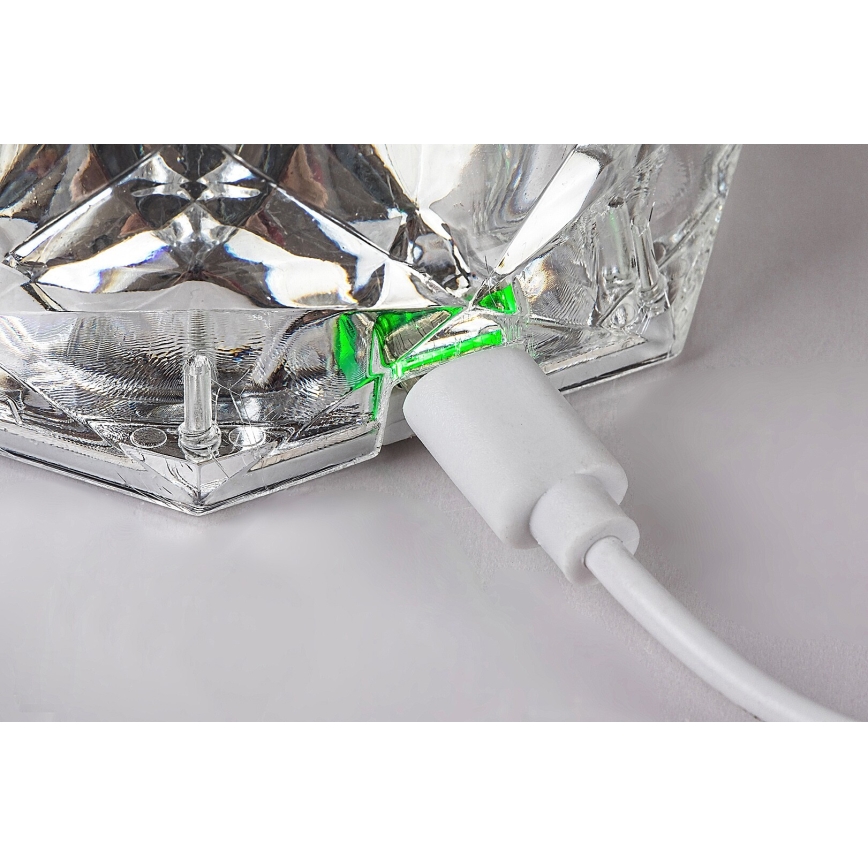 Rabalux 76015 - LED RGB Димируем маса rechargeable лампа SIGGY LED/1,5W/3,7V 800 mAh