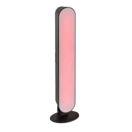 Rabalux - LED RGB Димируема акумулаторна настолна лампа LED/3W/5V черен + дистанционно управление