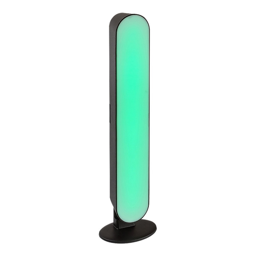 Rabalux - LED RGB Димируема акумулаторна настолна лампа LED/3W/5V черен + дистанционно управление