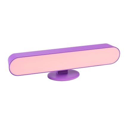 Rabalux - LED RGB Димируема настолна лампа LED/3W/5V лилав + дистанционно управление