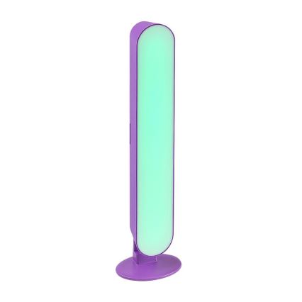 Rabalux - LED RGB Димируема настолна лампа LED/3W/5V лилав + дистанционно управление