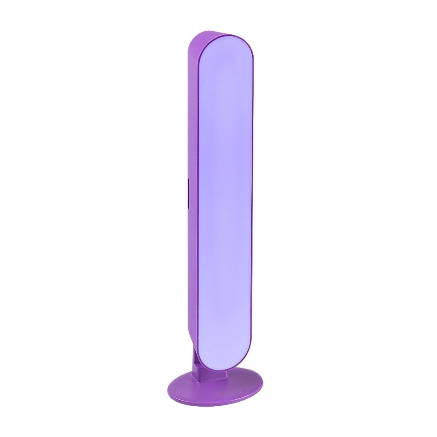 Rabalux - LED RGB Димируема настолна лампа LED/3W/5V лилав + дистанционно управление