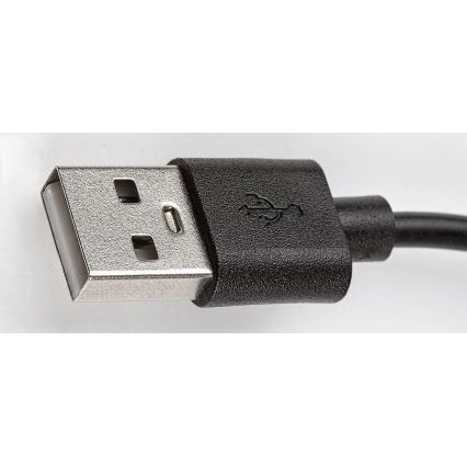Rabalux - LED RGB Димируема настолна лампа LED/3W/5V лилав + дистанционно управление