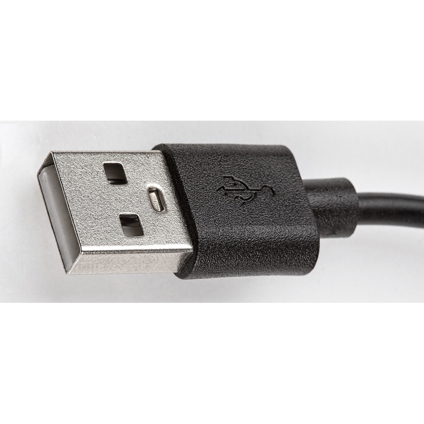 Rabalux - LED RGB Димируема настолна лампа LED/3W/5V лилав + дистанционно управление