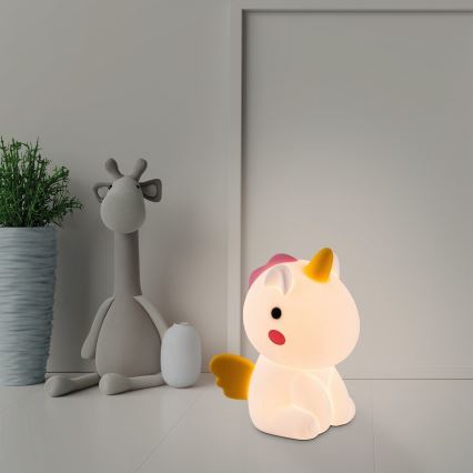 Rabalux - LED RGB Димируем докосване rechargeable children's малко лампа LED/0,45W/5V