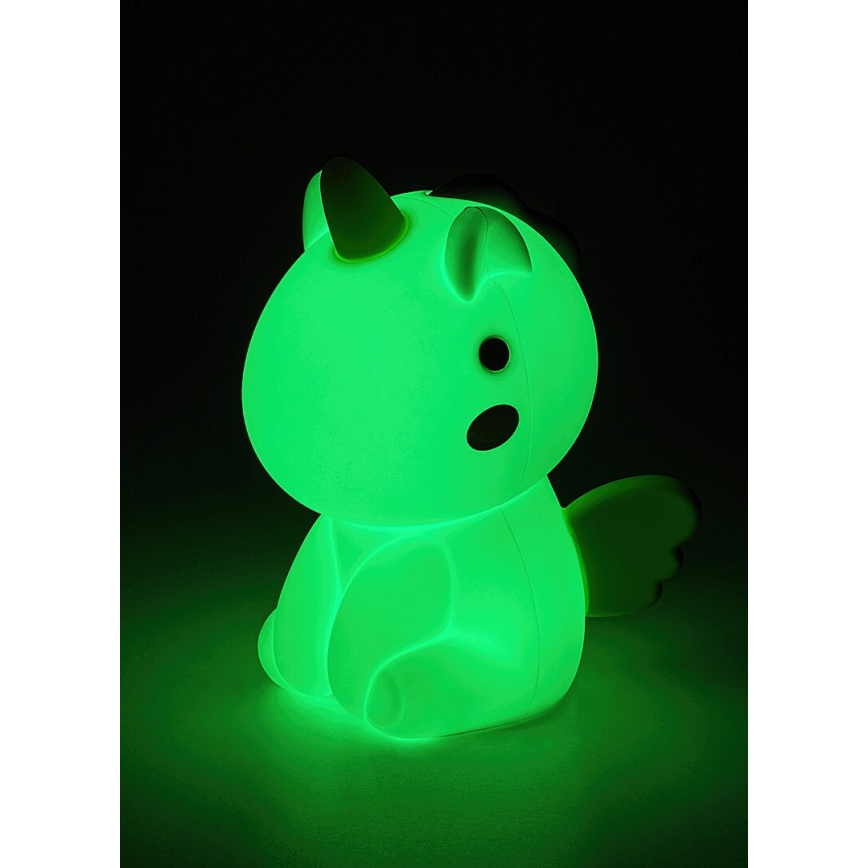 Rabalux - LED RGB Димируем докосване rechargeable children's малко лампа LED/0,45W/5V