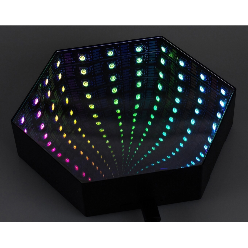 Rabalux - LED RGB Димируема настолна лампа LED/1W/5V/3xAA + дистанционно управление