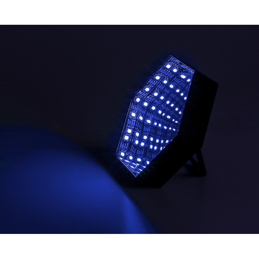 Rabalux - LED RGB Димируема настолна лампа LED/1W/5V/3xAA + дистанционно управление