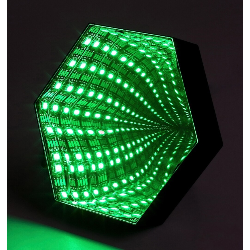 Rabalux - LED RGB регулируема настолна лампа LED/1W/5V/3xAA + дистанционно управление