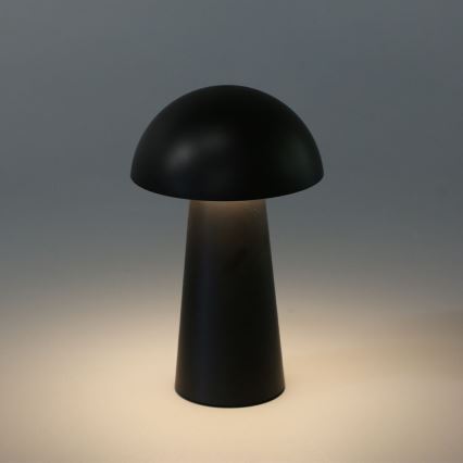 Rabalux - LED димируема сензорна презареждаема външна лампа LED/1,5W/5V IP44 1200 mAh USB черна