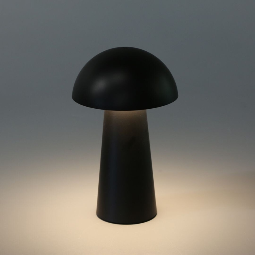 Rabalux - LED димируема сензорна презареждаема външна лампа LED/1,5W/5V IP44 1200 mAh USB черна