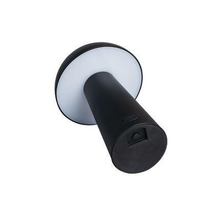 Rabalux - LED димируема сензорна презареждаема външна лампа LED/1,5W/5V IP44 1200 mAh USB черна